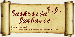 Vaskrsija Juzbašić vizit kartica